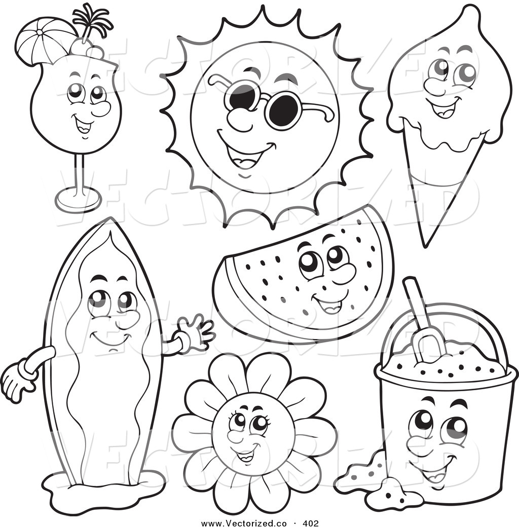 Coloring Pages Of Summer season Free Printables